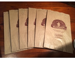 Паперовий саше пакет з бурого крафту